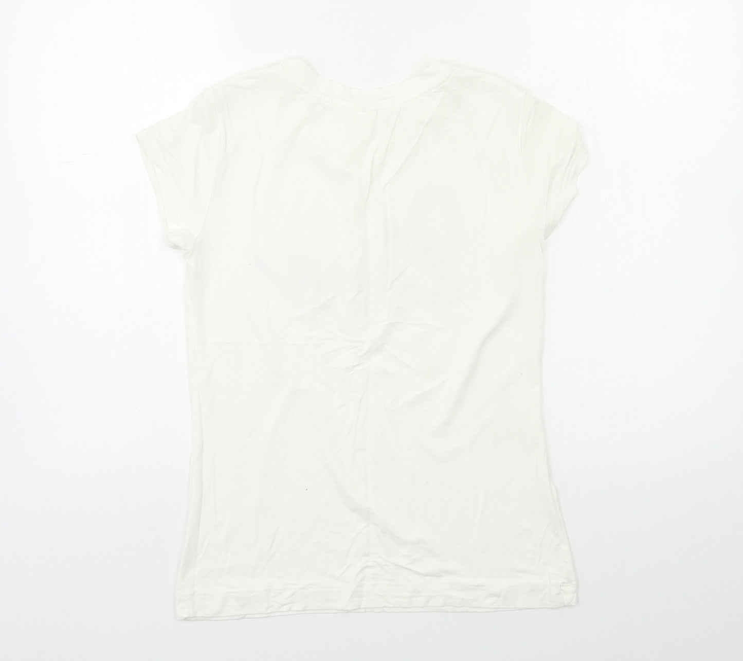 H&M Womens White   Basic T-Shirt Size S