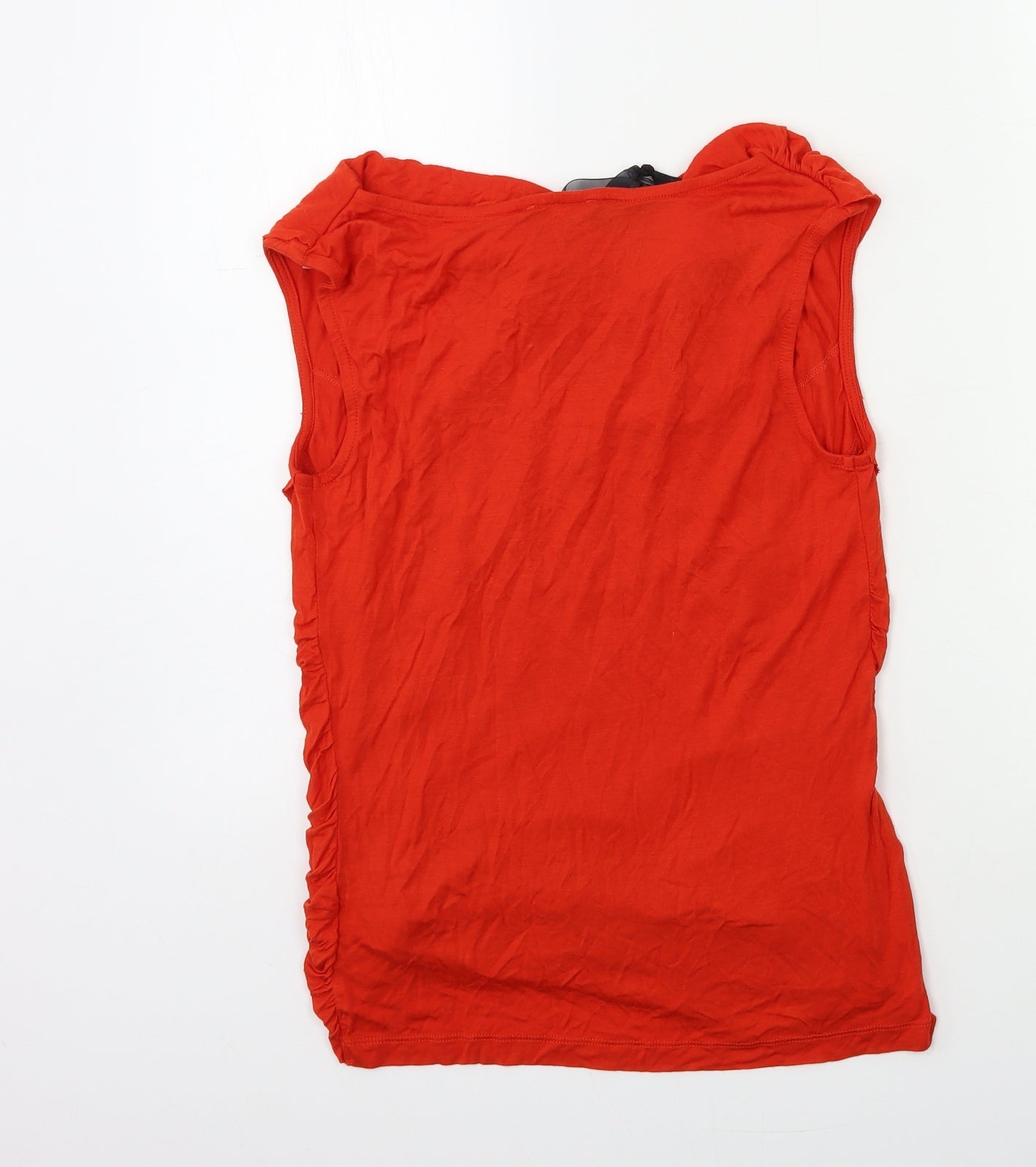 Per Una Womens Orange   Basic T-Shirt Size 10