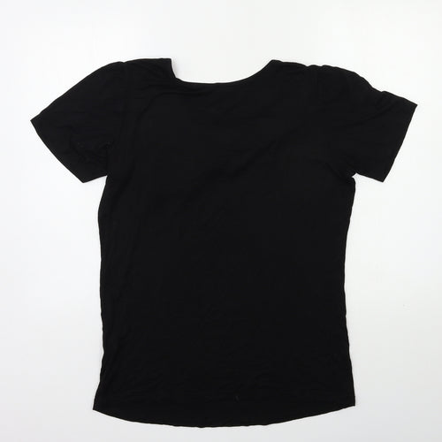 VILLA Womens Black   Basic T-Shirt Size M
