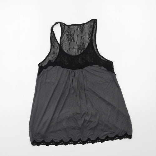 Max Studio Womens Grey   Basic Tank Size M