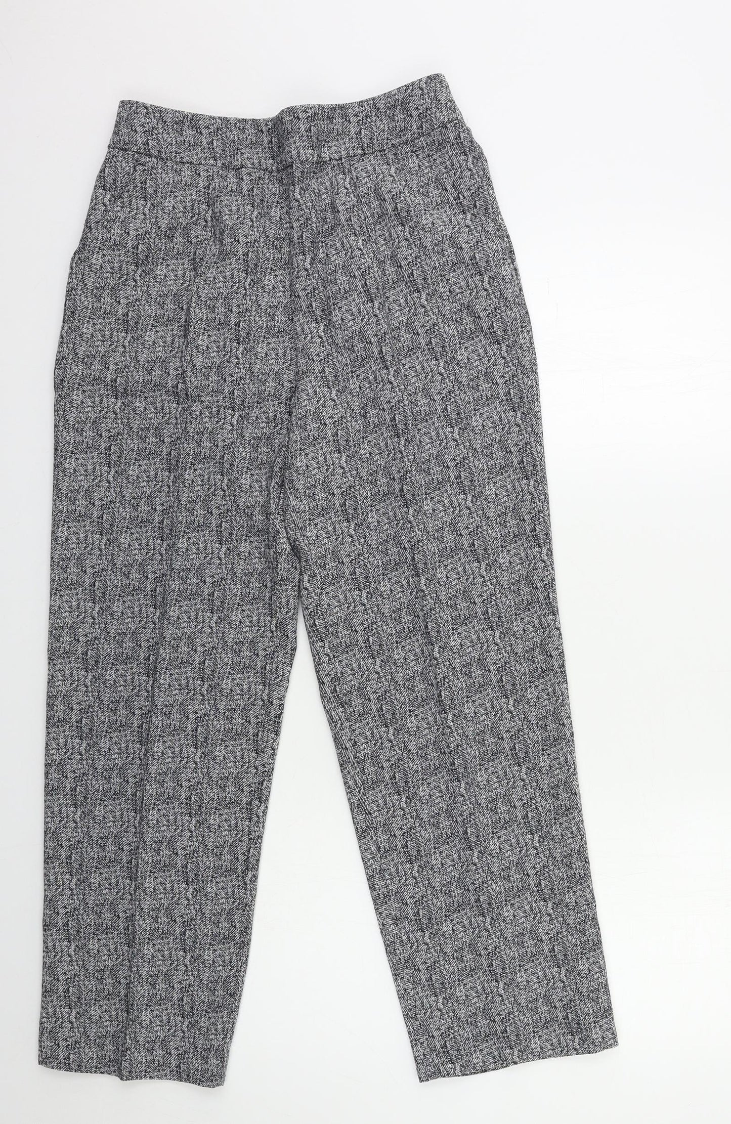 DAVID NEIPER Womens Grey   Trousers  Size 12 L28 in