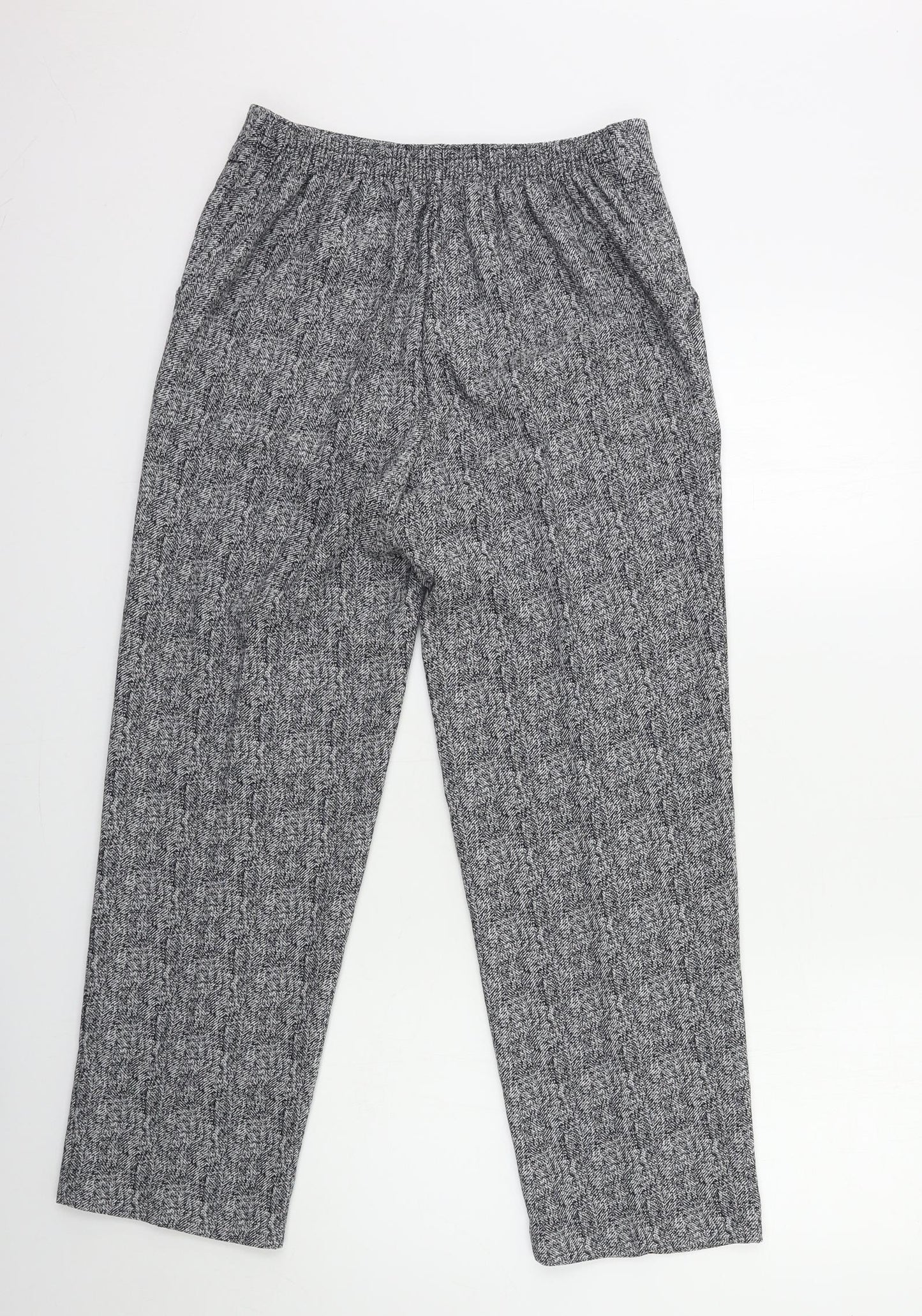 DAVID NEIPER Womens Grey   Trousers  Size 12 L28 in