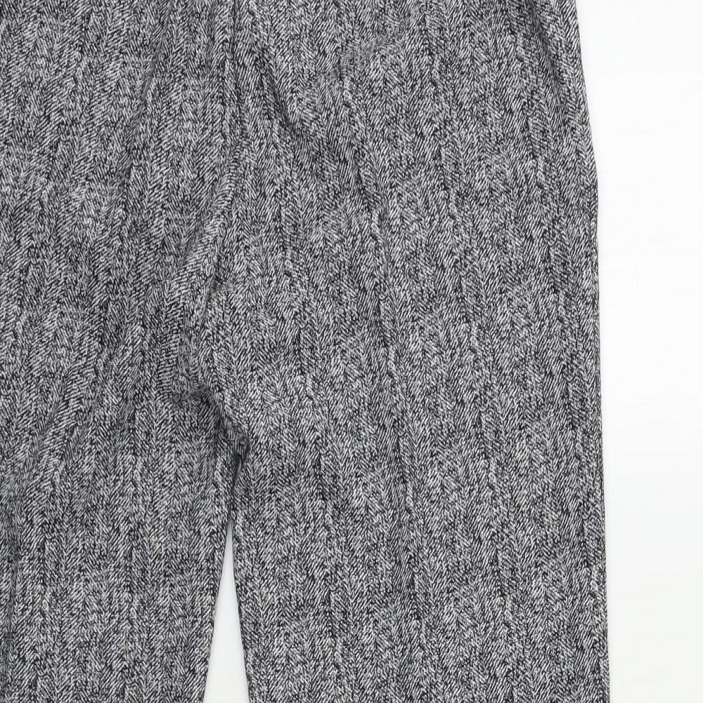 DAVID NEIPER Womens Grey   Trousers  Size 12 L28 in