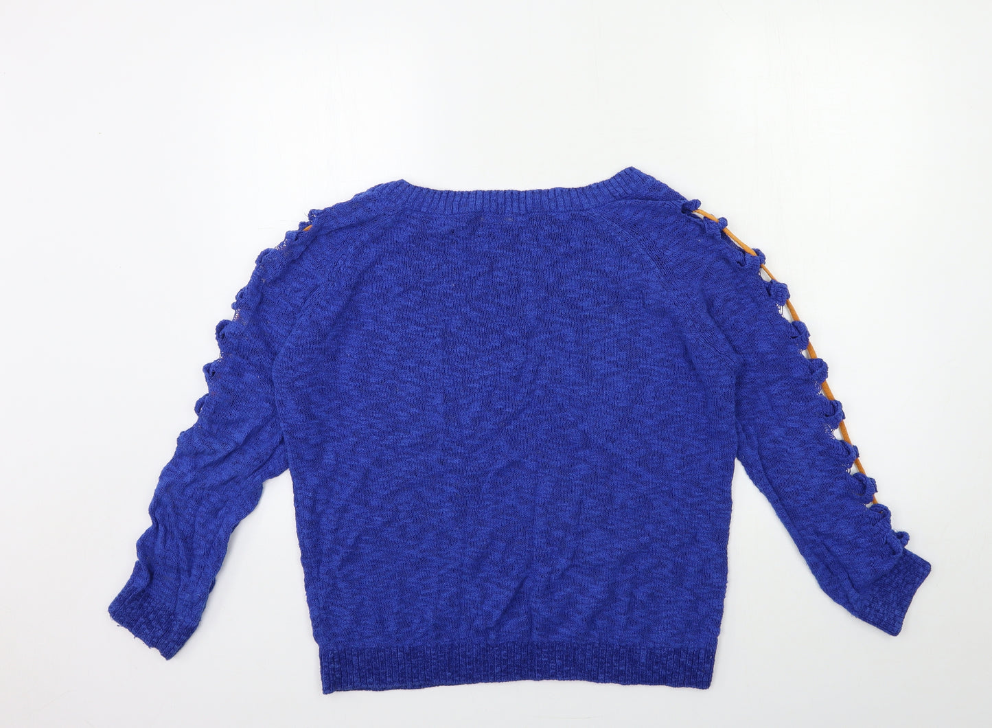 Joinus Womens Blue  Knit Pullover Jumper Size S