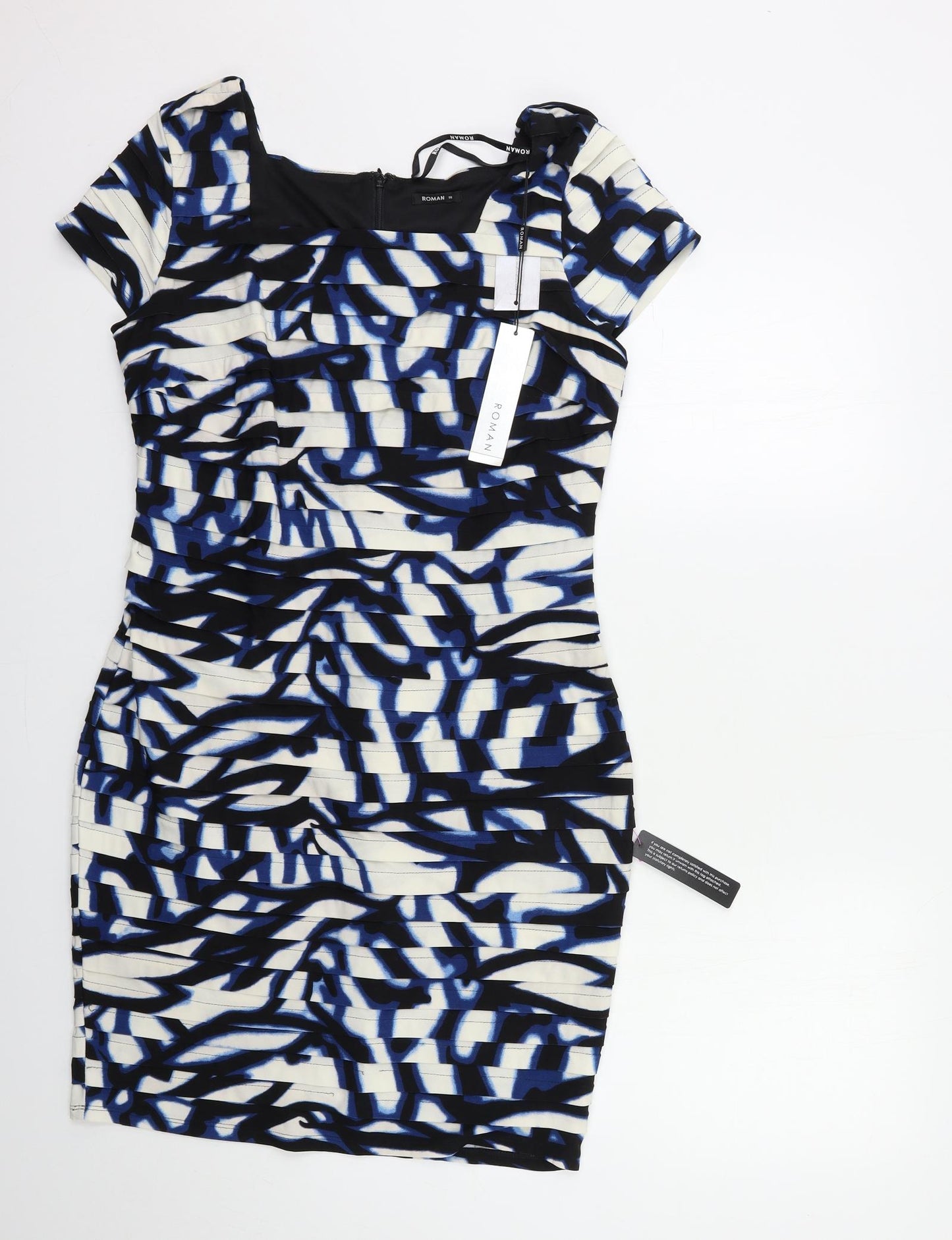 Roman Womens Blue   Bodycon  Size 16