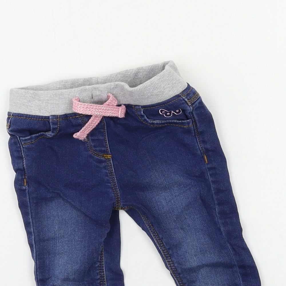 Nutmeg Baby Blue  Denim Jogger Jeans Size 9-12 Months