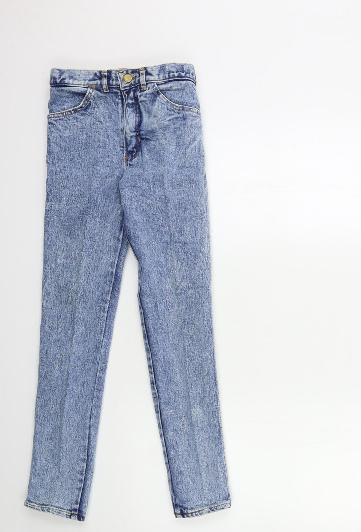 Preworn Womens Blue  Denim Skinny Jeans Size 26 in L26 in
