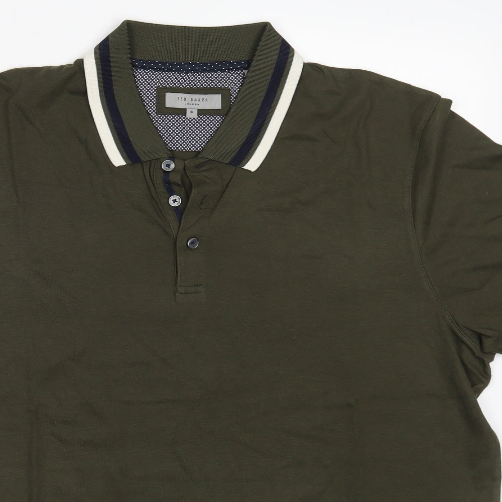 Ted Baker Mens Green    Polo One Size  - Size 6