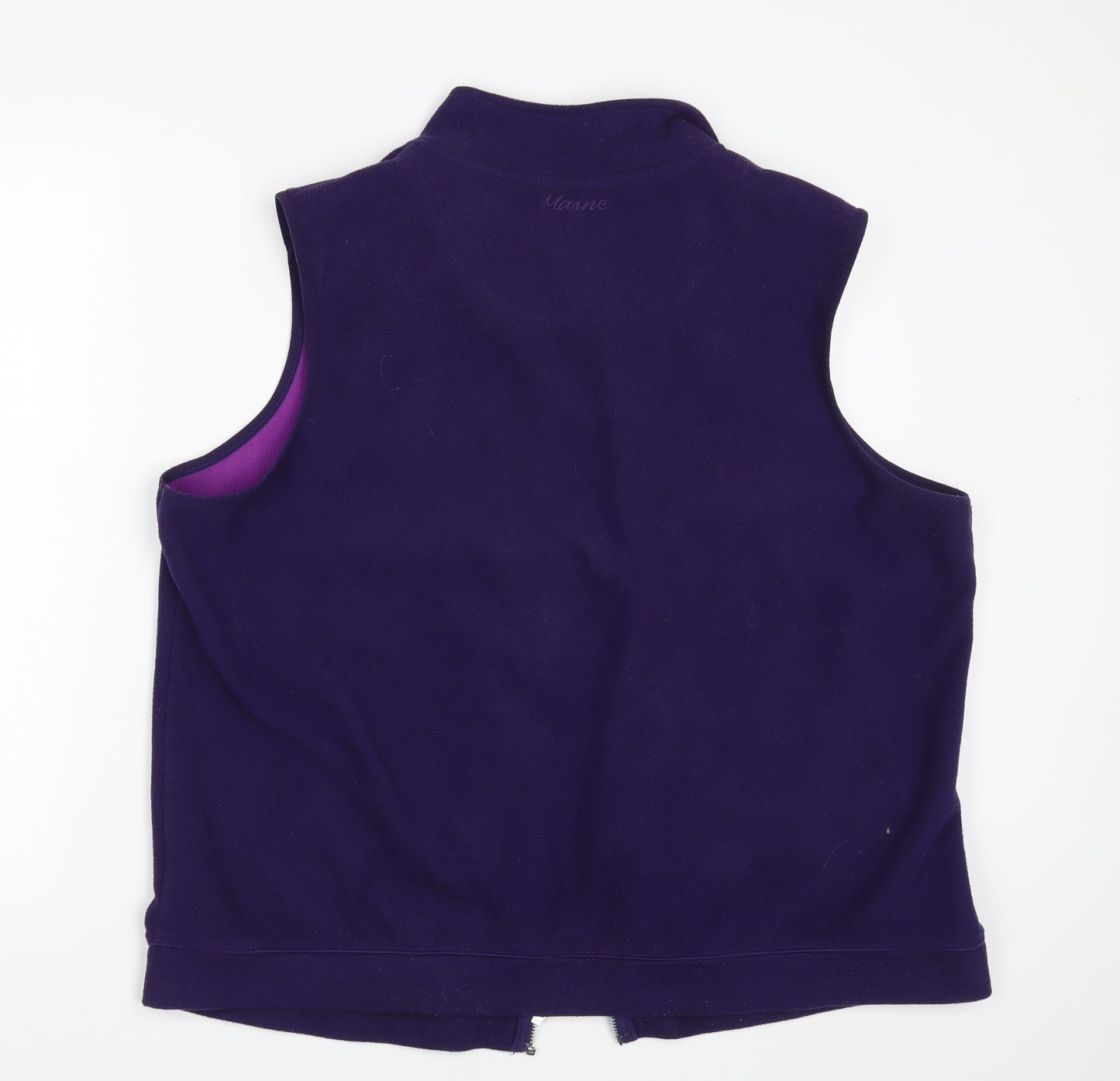 Debenhams Womens Purple   Gilet Jacket Size 22
