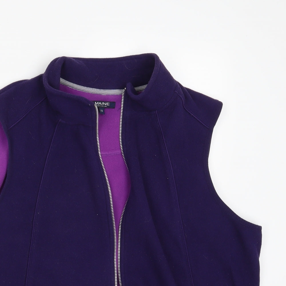 Debenhams Womens Purple   Gilet Jacket Size 22