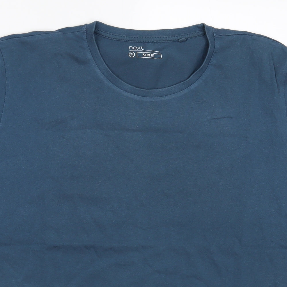 NEXT Mens Blue    T-Shirt Size XL