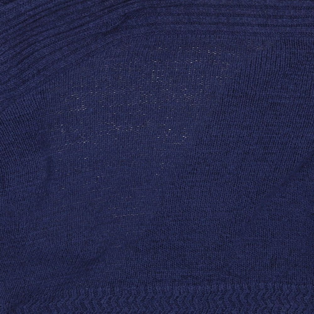 M&S Womens Blue   Cardigan Jumper Size 24