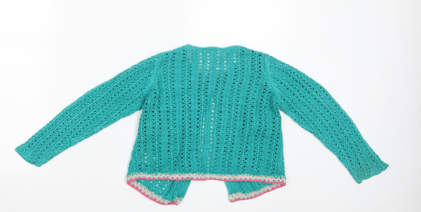 NEXT Girls Green   Cardigan Jumper Size 5-6 Years