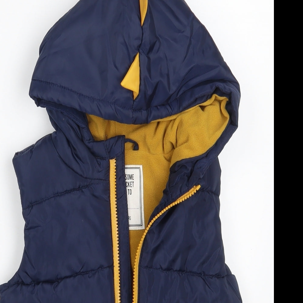 Matalan Boys Blue   Gilet Jacket Size 3-4 Years