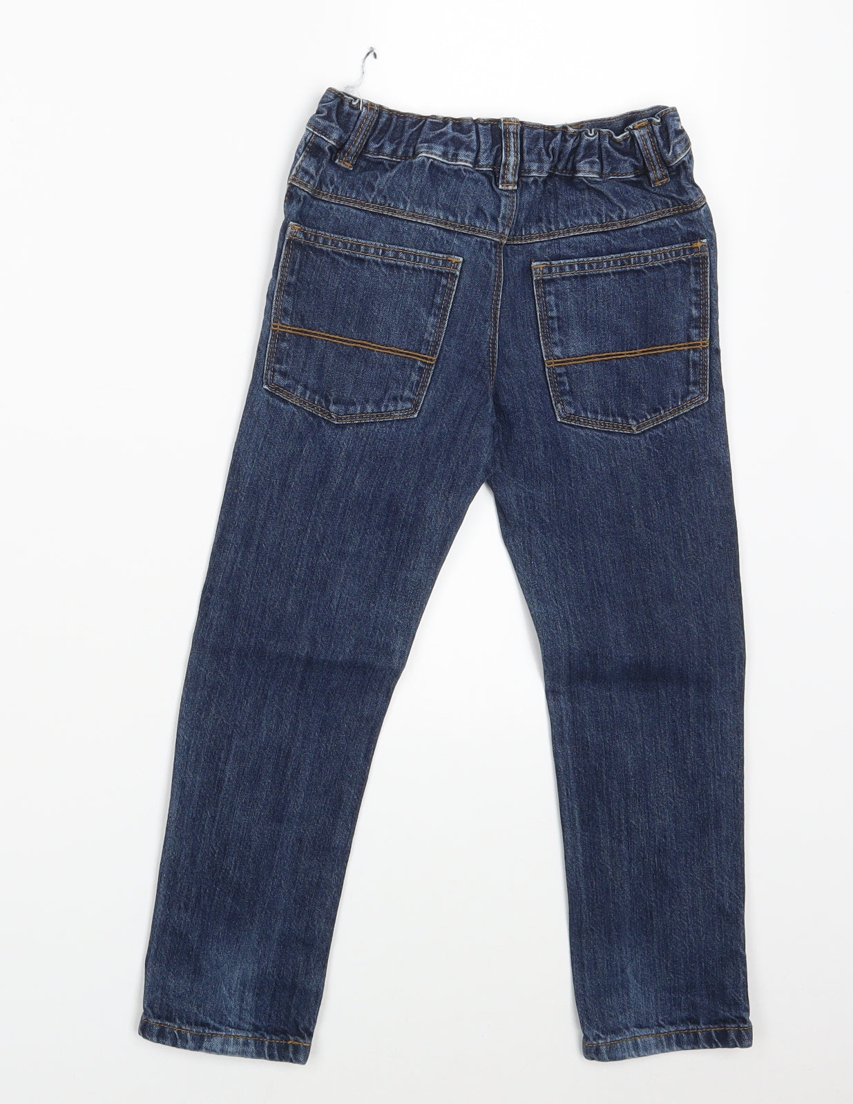 NEXT Boys Blue  Denim Straight Jeans Size 5-6 Years - Inside Leg 18 Inches