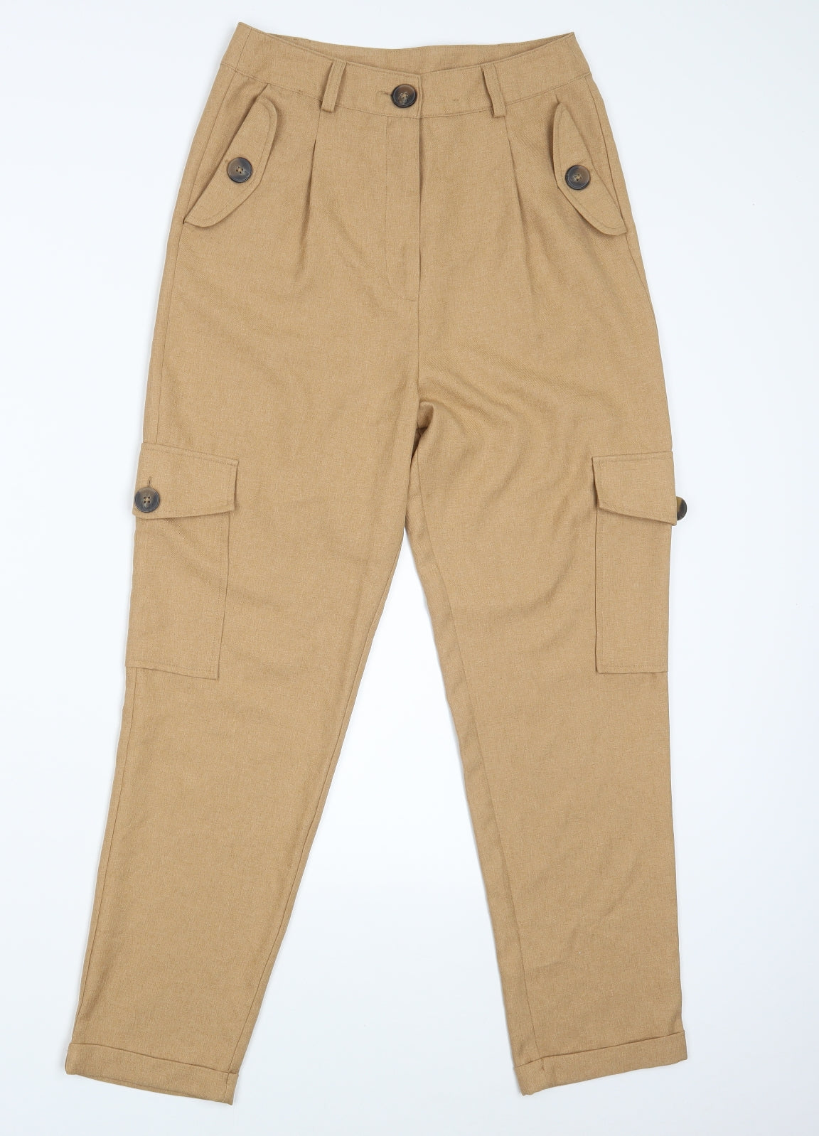 Primark Womens Brown   Trousers  Size 8 L27 in