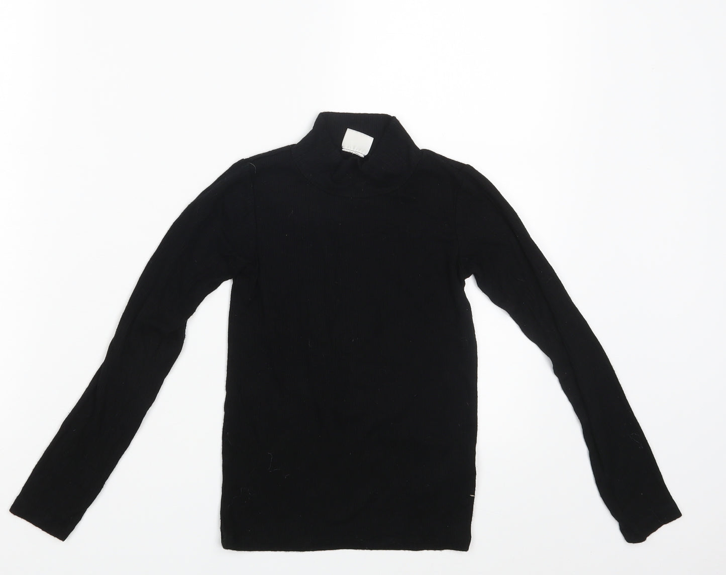 F&F Girls Black   Pullover Jumper Size 9-10 Years