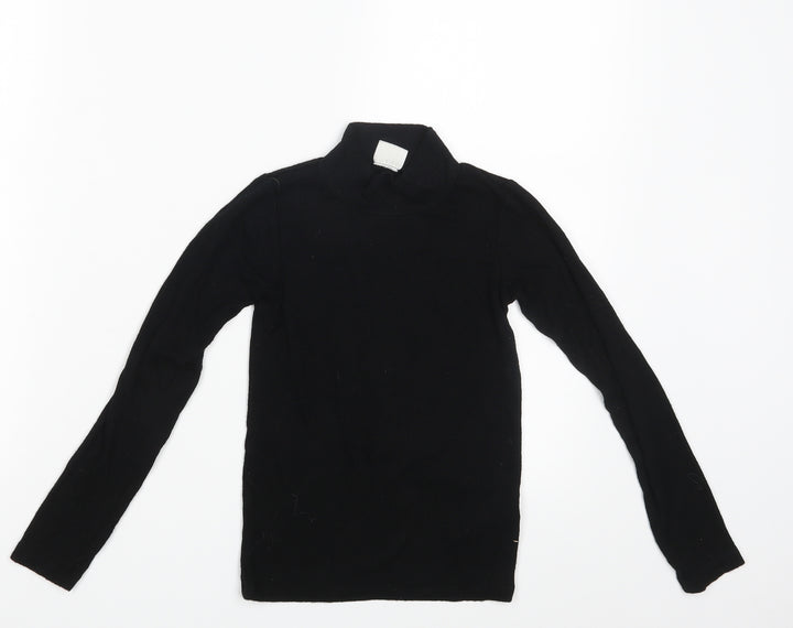 F&F Girls Black   Pullover Jumper Size 9-10 Years