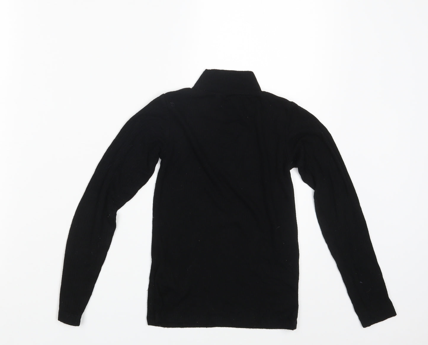 F&F Girls Black   Pullover Jumper Size 9-10 Years