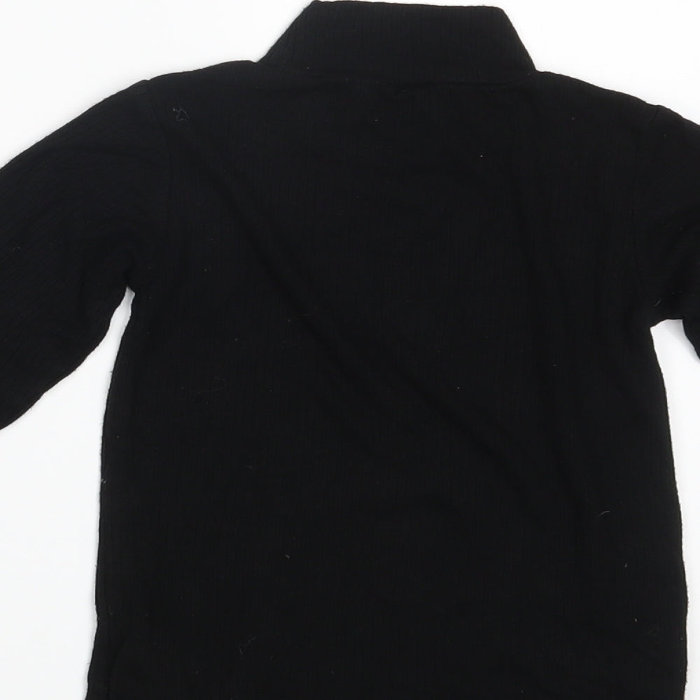 F&F Girls Black   Pullover Jumper Size 9-10 Years