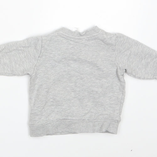 H&M Boys Grey   Pullover Jumper Size 6-9 Months  - Best Brother