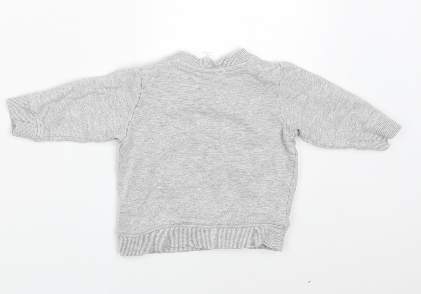H&M Boys Grey   Pullover Jumper Size 6-9 Months  - Best Brother