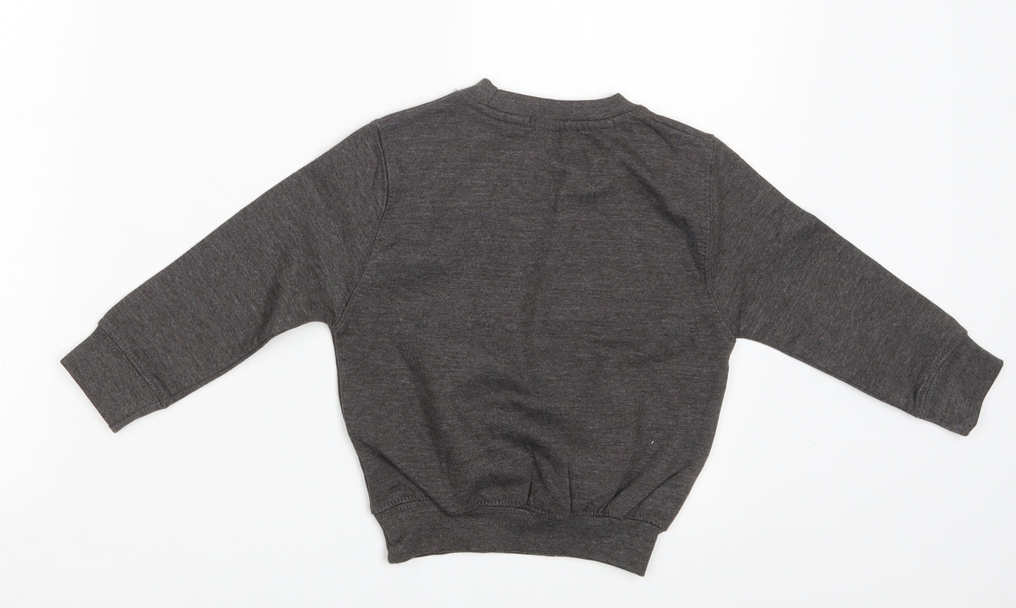 Le Petit Prince Boys Grey   Pullover Jumper Size 3-4 Years  - Seasonal Christmas Festive Holiday