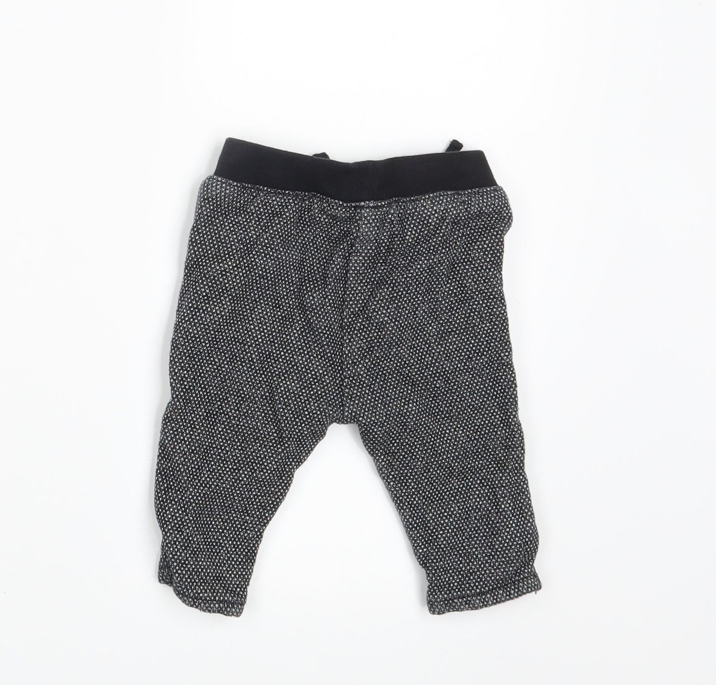 Nutmeg Baby Grey   Jogger Leggings Size 0-3 Months  - Waist 16in; Inside  leg 7in