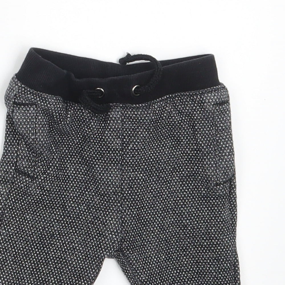 Nutmeg Baby Grey   Jogger Leggings Size 0-3 Months  - Waist 16in; Inside  leg 7in