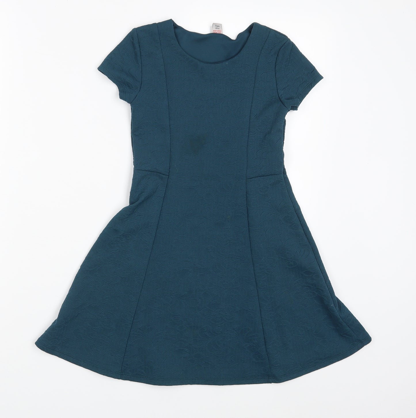 TU Girls Blue   Fit & Flare  Size 7 Years