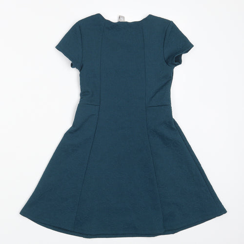 TU Girls Blue   Fit & Flare  Size 7 Years