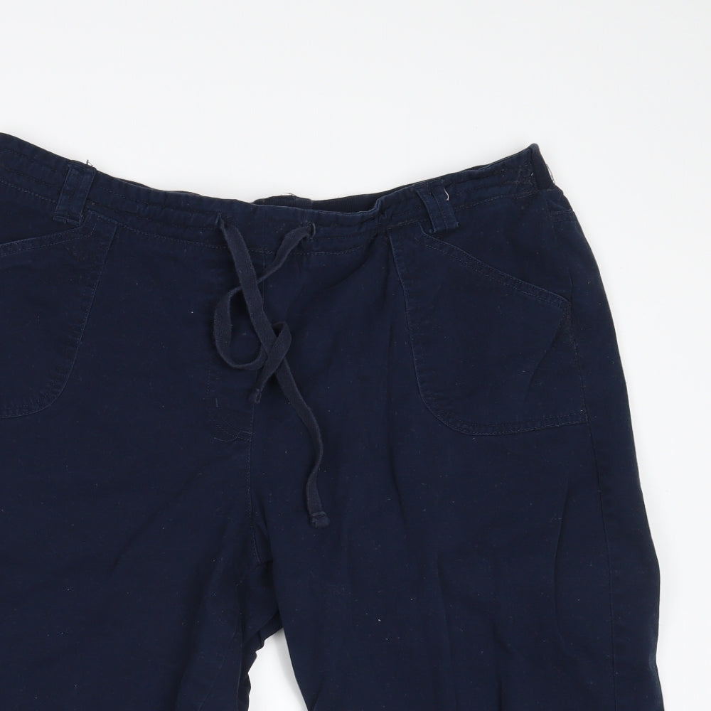 Cotton Tra Womens Blue  Denim Sweat Shorts Size 20