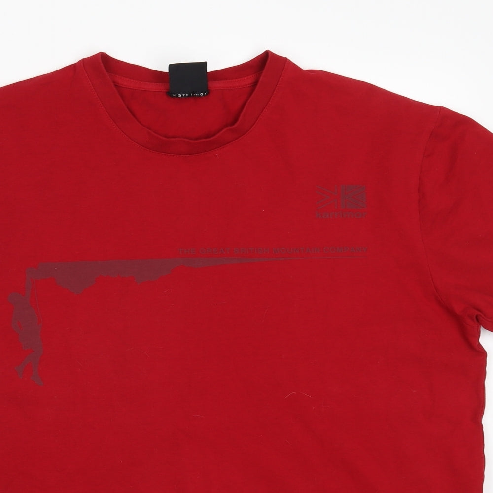 Karrimor Mens Red    T-Shirt Size L