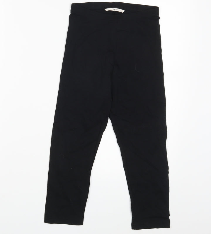 TU Womens Black Jegging Leggings Size 8 - Waist 20in; Inside leg 18in