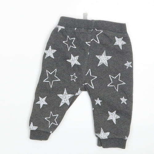 George Baby Grey   Jogger Leggings Size 3-6 Months  - Waist 14in; Inside  leg 7in