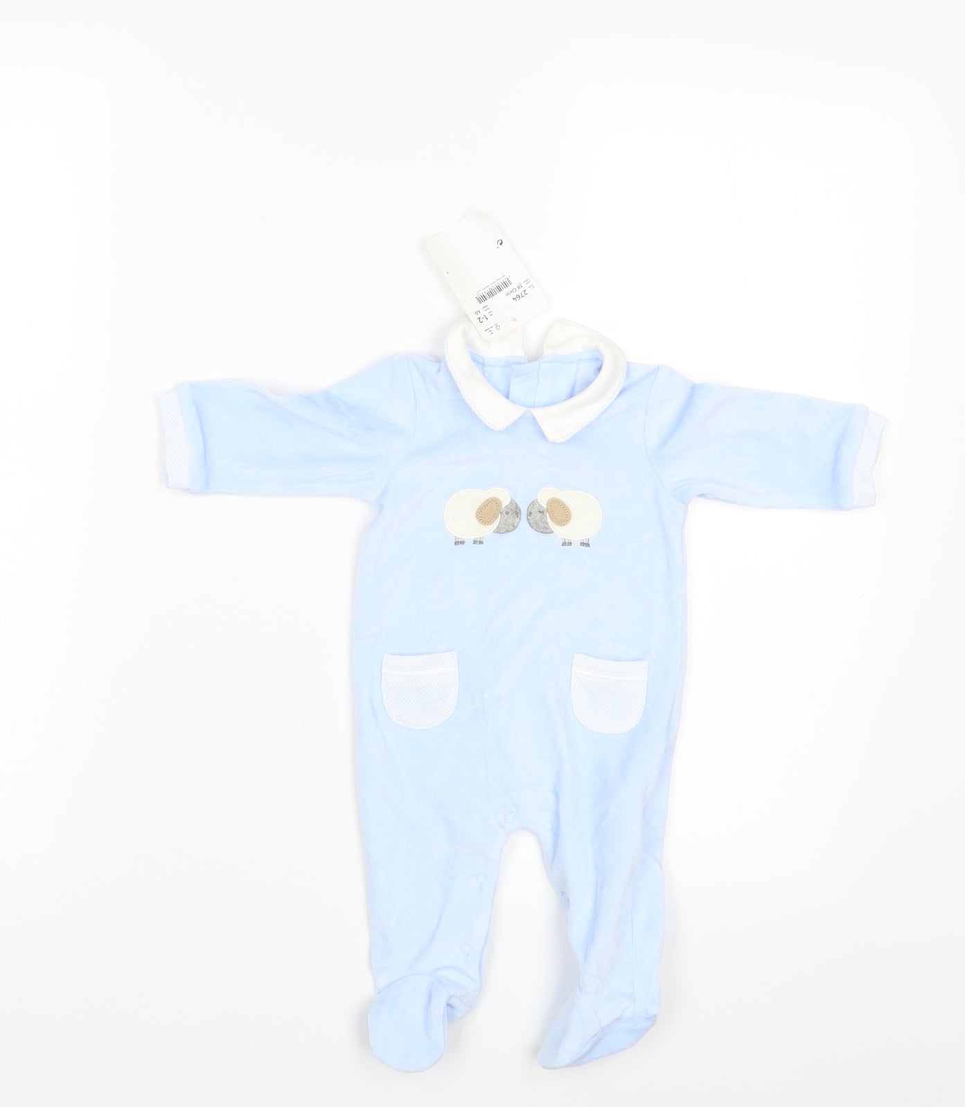 Mayoral Baby Blue   Romper One-Piece Size Newborn