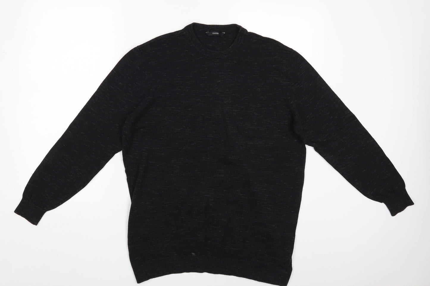 George Mens Black   Pullover Jumper Size XL