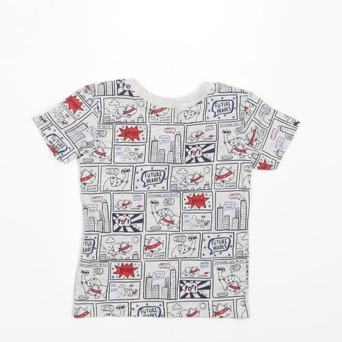 George Boys Grey   Basic T-Shirt Size 9-12 Months
