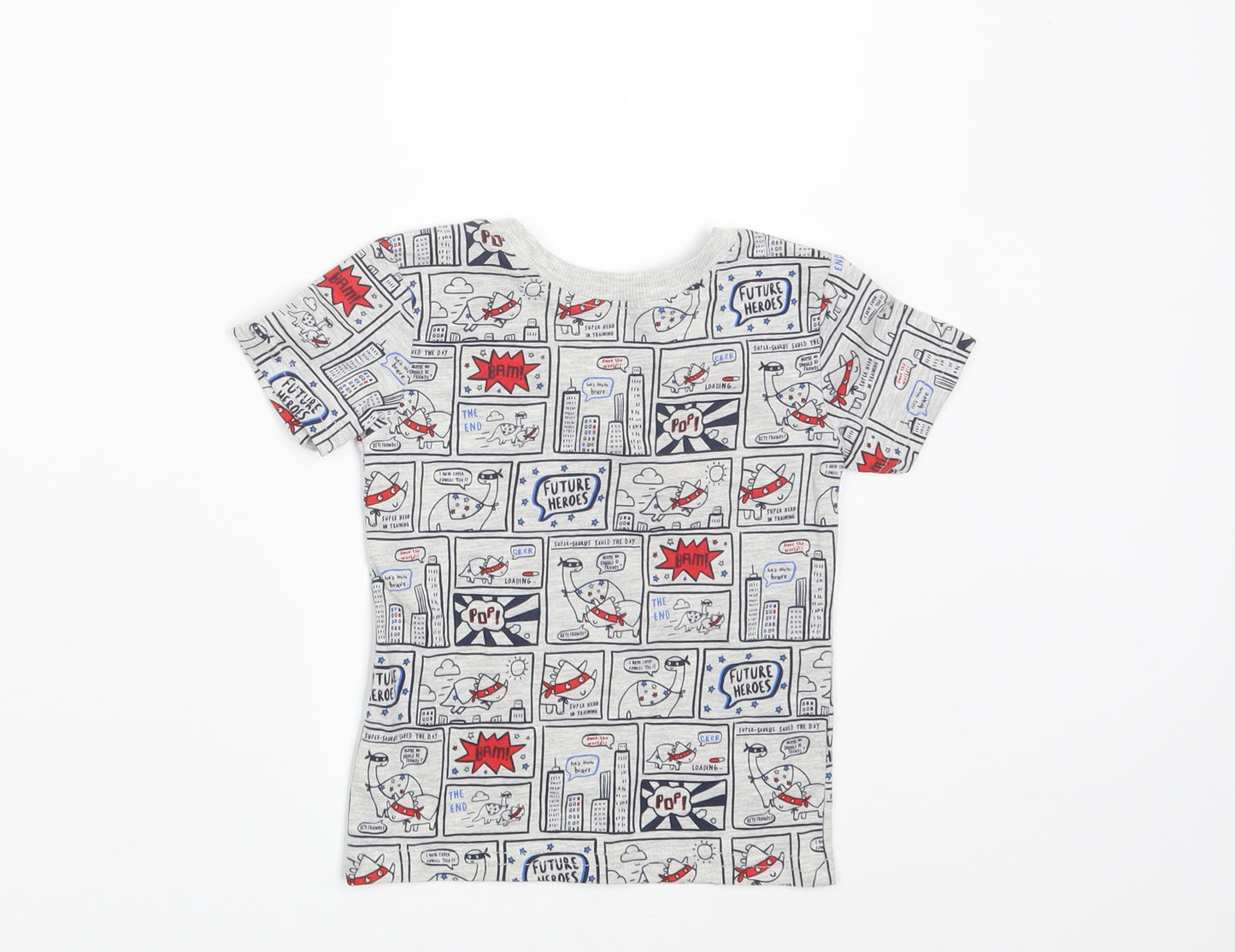 George Boys Grey   Basic T-Shirt Size 9-12 Months