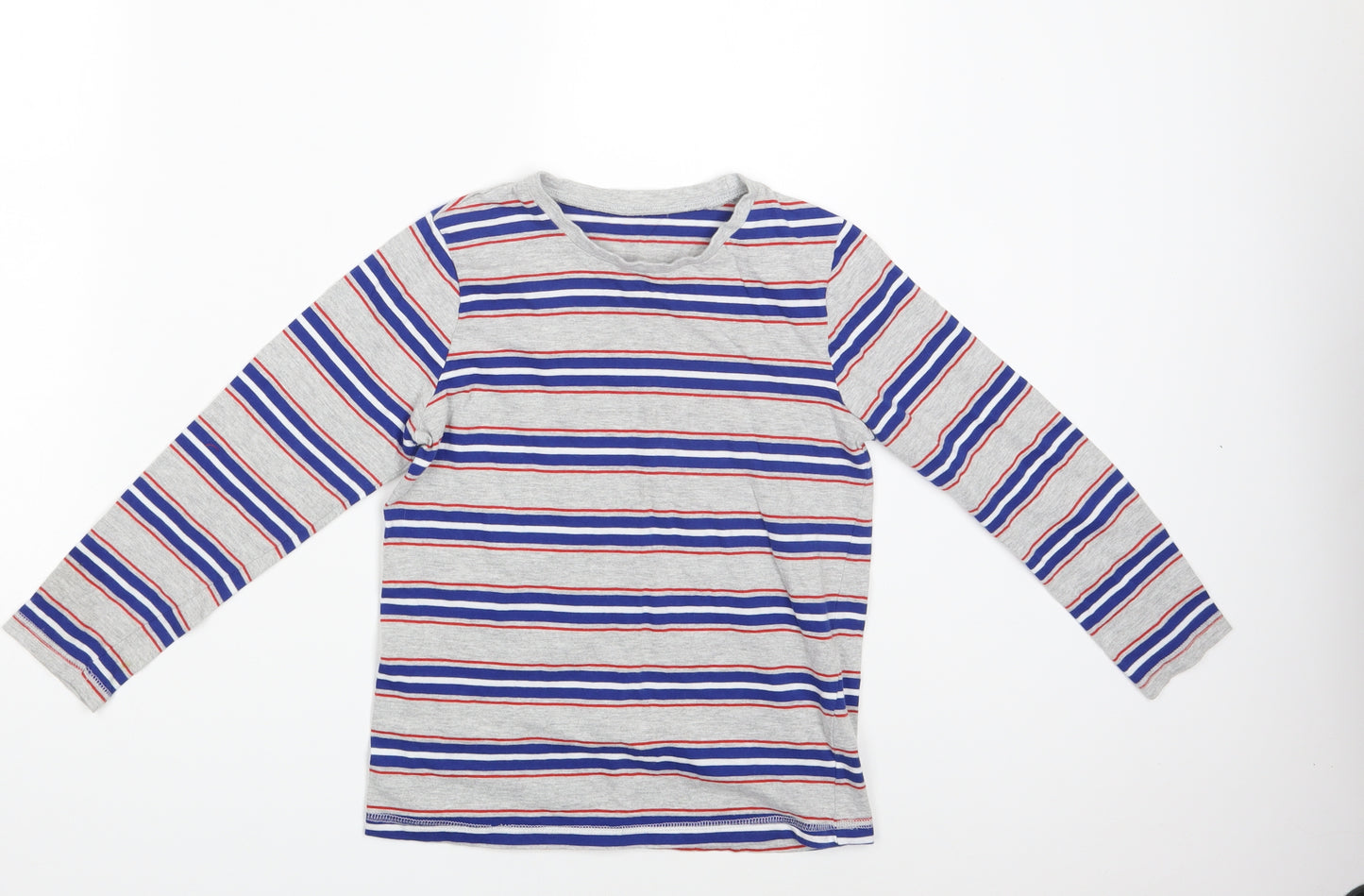 George Boys Multicoloured Striped  Basic T-Shirt Size 10-11 Years