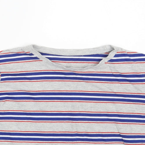 George Boys Multicoloured Striped  Basic T-Shirt Size 10-11 Years