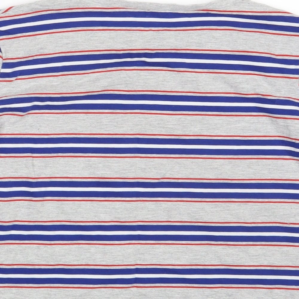 George Boys Multicoloured Striped  Basic T-Shirt Size 10-11 Years