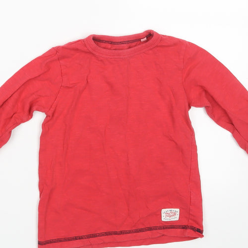 NEXT Boys Red Batik  Basic T-Shirt Size 2-3 Years