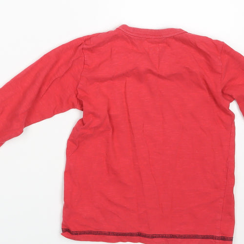 NEXT Boys Red Batik  Basic T-Shirt Size 2-3 Years