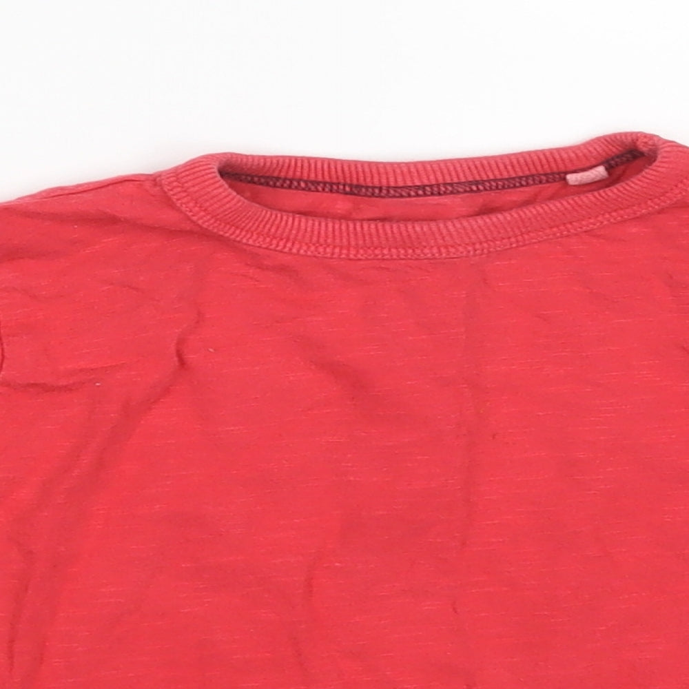 NEXT Boys Red Batik  Basic T-Shirt Size 2-3 Years