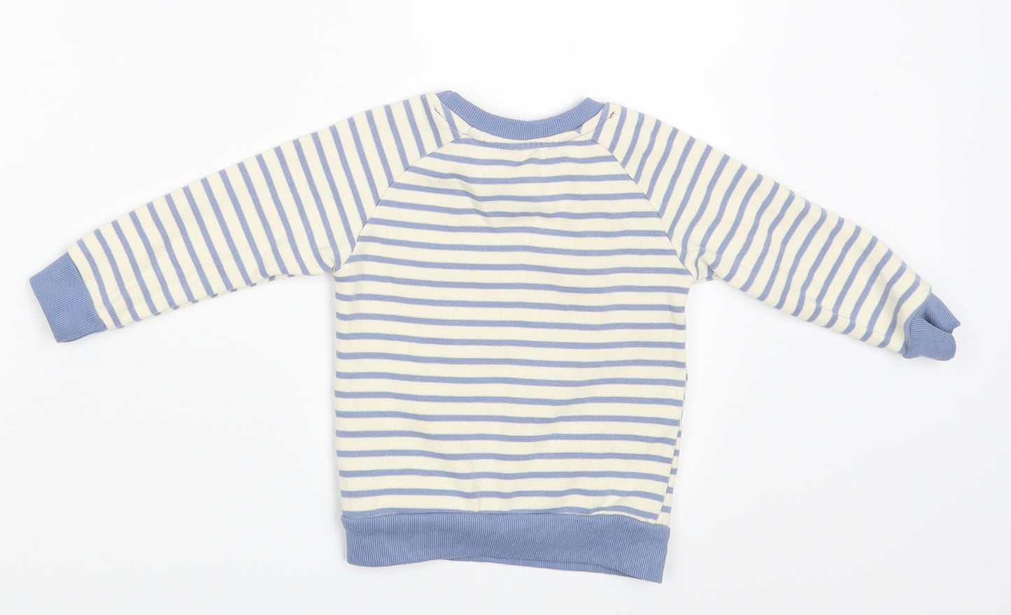 Primark Baby White Striped  Pullover Jumper Size 12-18 Months