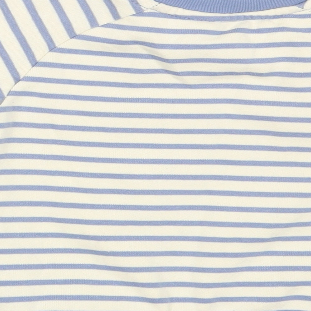 Primark Baby White Striped  Pullover Jumper Size 12-18 Months