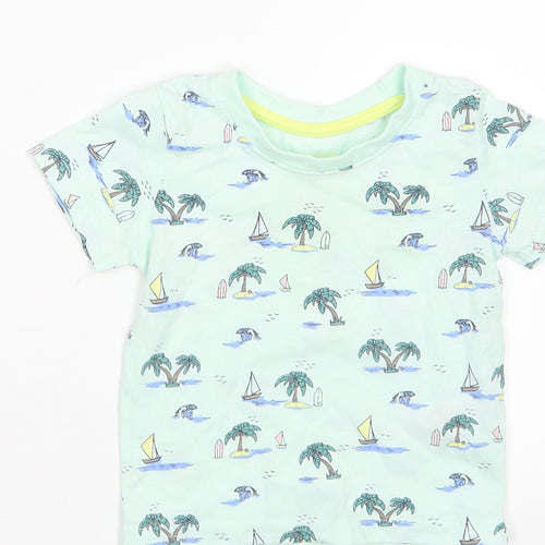 Primark Boys Blue   Basic T-Shirt Size 9-12 Months