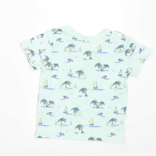 Primark Boys Blue   Basic T-Shirt Size 9-12 Months