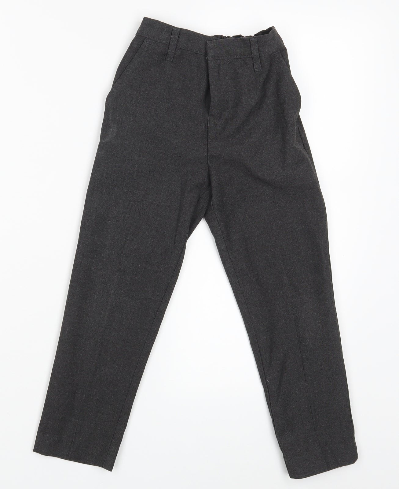 TU Girls Grey   Dress Pants Trousers Size 6 Years - Waist 18in; Inside  leg 18in